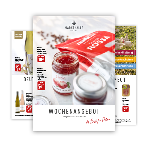 Prospekt: Lebensmittel-Angebote der aktuellen Woche