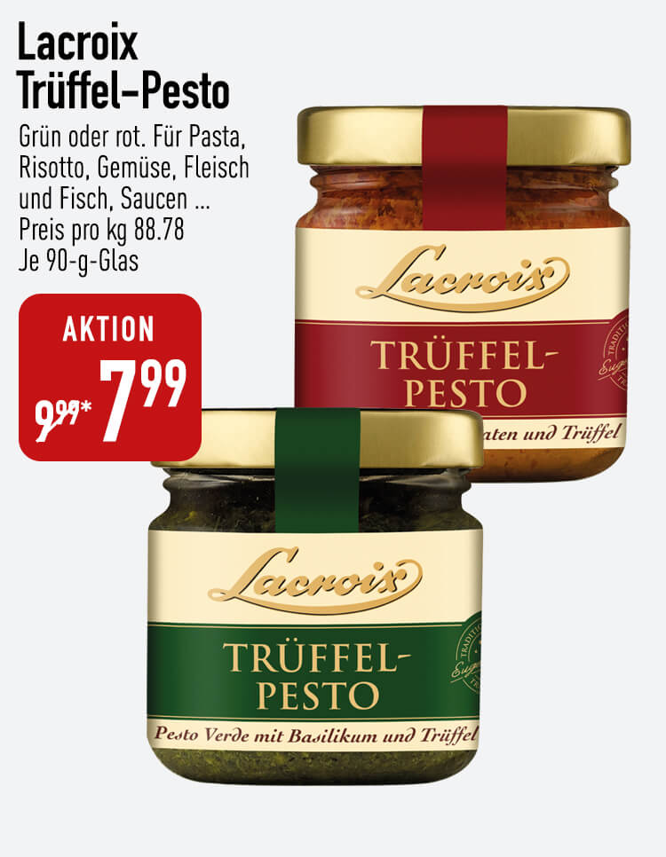 Lacroix Trüffel-Pesto im Angebot